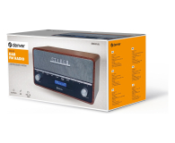Denver Radio DAB+/FM Denver DAB-36 z drewnianą obudową brązowe - 1535066 - zdjęcie 4